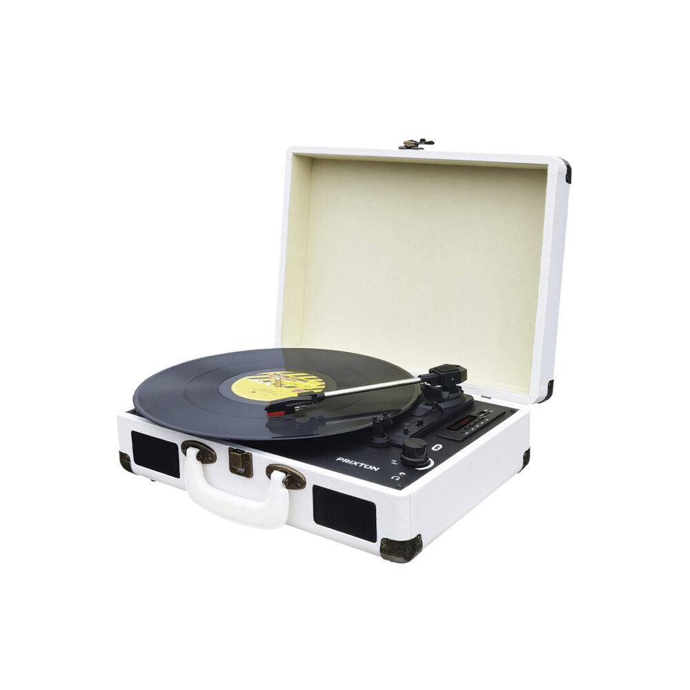 Altavoces Bluetooth Tocadiscos Energy Sistem WhiteSpin Bluetooth