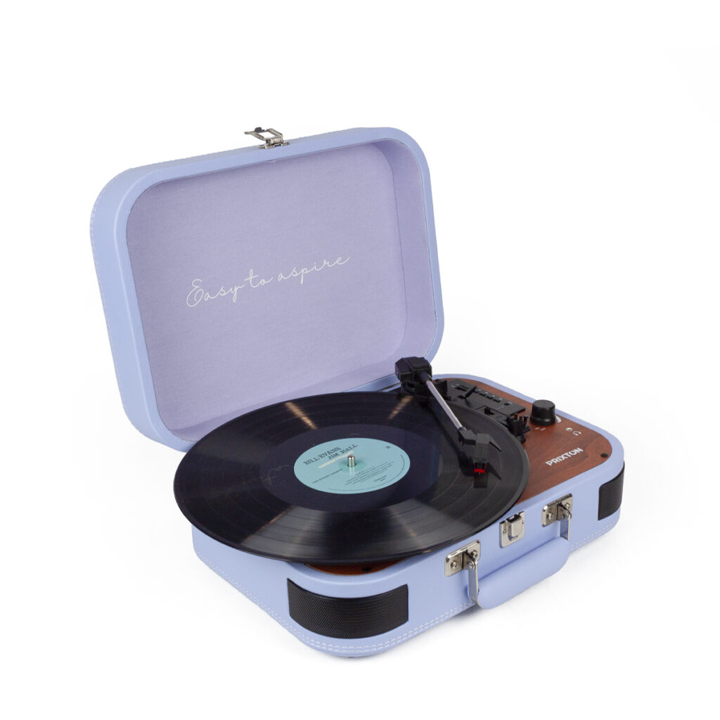 Tocadiscos Bluetooth Vc600 Prixton Reproductor Y Convertidor De Vinilos - Lila con Ofertas en | Ofertas Online