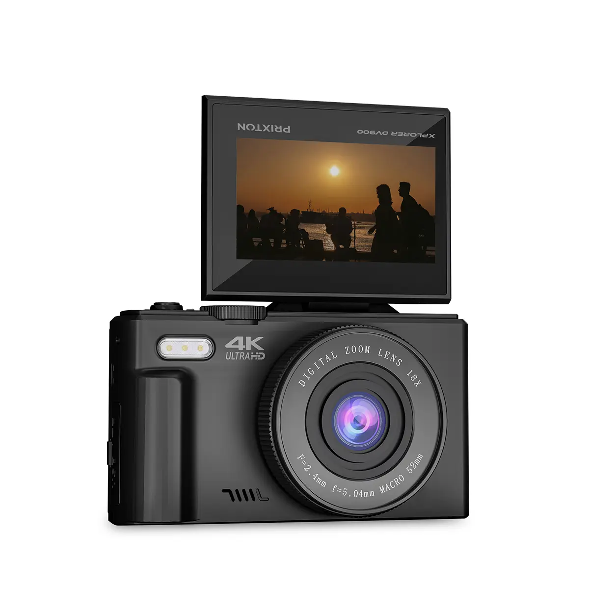 Digital Camera 4K Black | Xplorer DV900
