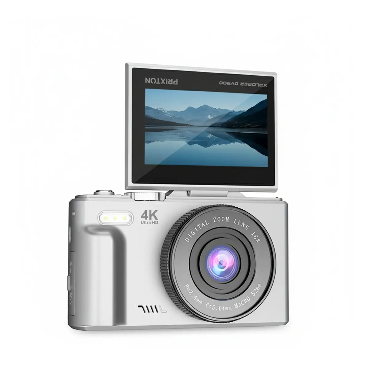 Digital Camera 4K Silver | Xplorer DV900