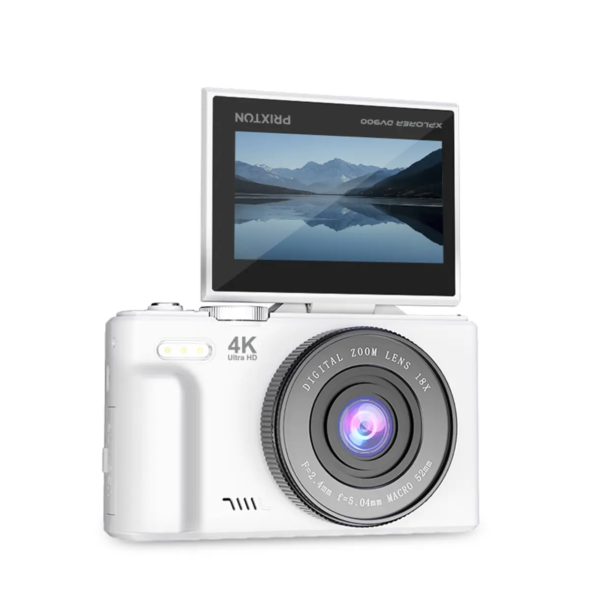 Digital Camera 4K White | Xplorer DV900